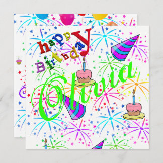 Happy Birthday Card Einladung