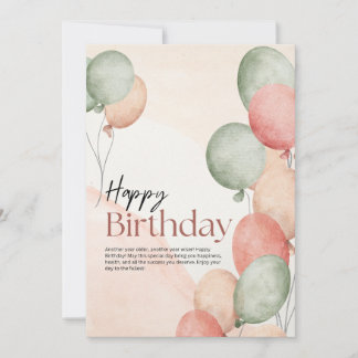 Happy Birthday Card Einladung