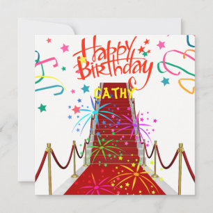 Happy Birthday Card Einladung