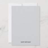 HAPPY BIRTHDAY CARD EINLADUNG (Rückseite)
