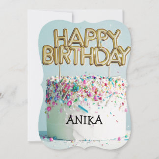 HAPPY BIRTHDAY CARD EINLADUNG