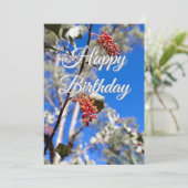 Happy Birthday Card Einladung (Stehend Vorderseite)