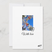 Happy Birthday Card Einladung (Rückseite)