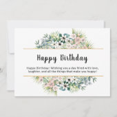 Happy Birthday Card Einladung (Vorderseite)