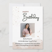 Happy Birthday Card Einladung (Vorderseite)