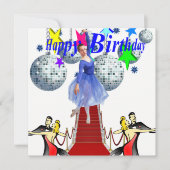 Happy Birthday Card Einladung (Vorderseite)