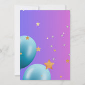 HAPPY BIRTHDAY CARD EINLADUNG (Rückseite)