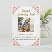 Happy Birthday Card Einladung (Stehend Vorderseite)