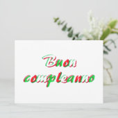 Happy Birthday Card Einladung (Stehend Vorderseite)