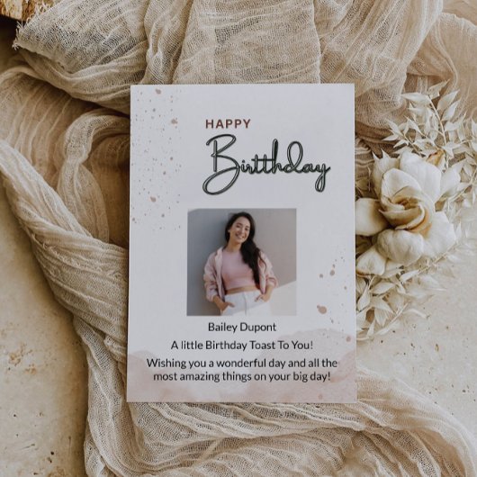 Happy Birthday Card Einladung