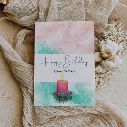 Happy Birthday Card Einladung
