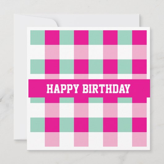 Happy Birthday Card Einladung (Vorderseite)