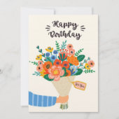 Happy Birthday Card Einladung (Vorderseite)