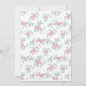 Happy Birthday Card Einladung (Rückseite)