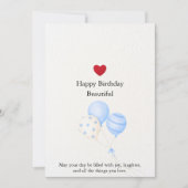 Happy Birthday Card Einladung (Vorderseite)
