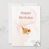Happy Birthday Card Einladung (Vorderseite)