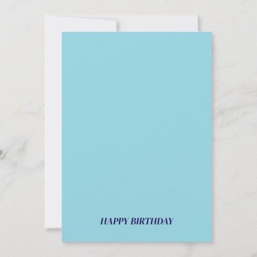 HAPPY BIRTHDAY CARD EINLADUNG (Rückseite)