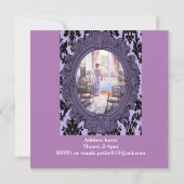 Happy Birthday Card Einladung Victoria (Rückseite)