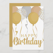 Happy Birthday Card Feiertagskarte (Vorne/Hinten)