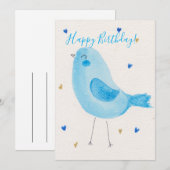 Happy Birthday Card Feiertagskarte (Vorne/Hinten)