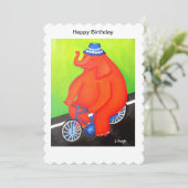 Happy Birthday Card Feiertagskarte (Stehend Vorderseite)