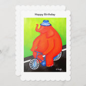 Happy Birthday Card Feiertagskarte (Vorne/Hinten)