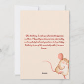 HAPPY BIRTHDAY CARD FEIERTAGSKARTE (Rückseite)