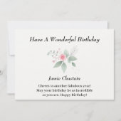 Happy Birthday Card Feiertagskarte (Vorderseite)