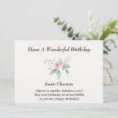 Happy Birthday Card Feiertagskarte (Stehend Vorderseite)