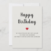 Happy Birthday Card für Boyfriend Feiertagskarte (Vorderseite)