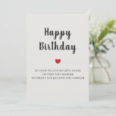 Happy Birthday Card für Boyfriend Feiertagskarte (Stehend Vorderseite)