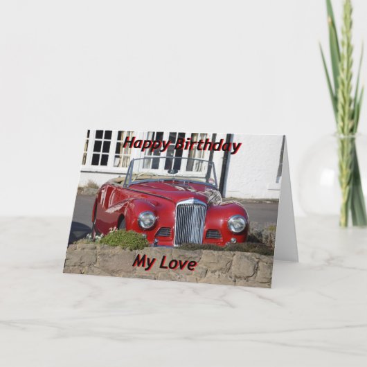 Happy Birthday Card für Ehemann, Sohn oder Freund Karte (Vorderseite)