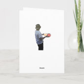 Happy Birthday Card für einen Disk Golfer und Vape Karte (Rückseite)