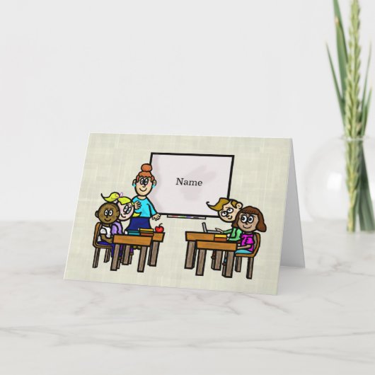Happy Birthday Card für Lehrer und Klasse für Stud Karte (Vorderseite)