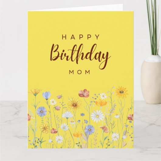 Happy Birthday Card für Mama Karte (Vorderseite)