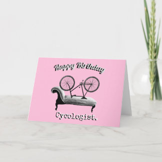 Happy Birthday Card für Radfahrer Karte