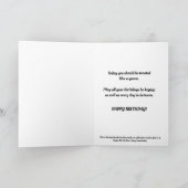 Happy Birthday Card für sie Karte (Innenseite)