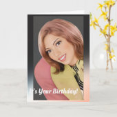 Happy Birthday Card für sie Karte (Gelbe Blume)