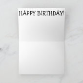 Happy Birthday Card: Für Sie Karte (Innenseite)