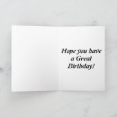 Happy Birthday Card für Skate Boarder Karte (Innenseite)