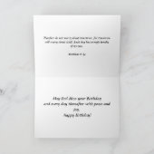 Happy Birthday Card Herbst Karte (Innenseite)