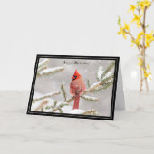 Happy Birthday Card Kardinal Karte (Gelbe Blume)