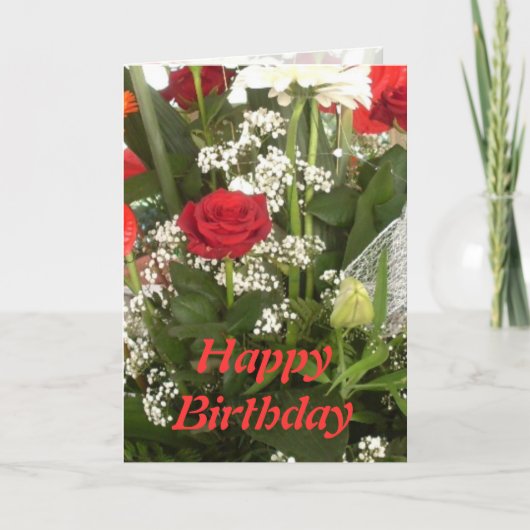 Happy Birthday Card Karte (Vorderseite)