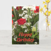 Happy Birthday Card Karte (Gelbe Blume)