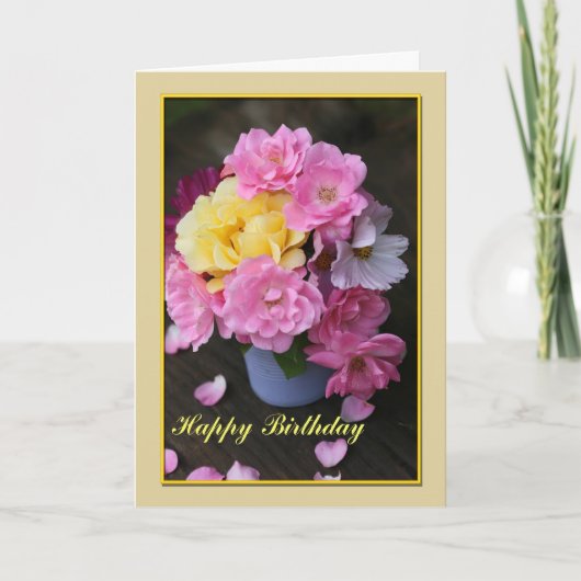Happy Birthday Card Karte (Vorderseite)