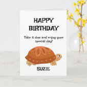 HAPPY BIRTHDAY CARD KARTE (Gelbe Blume)