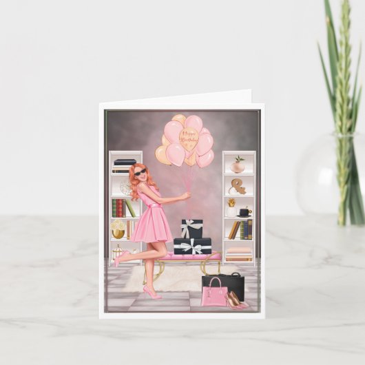 Happy Birthday Card Karte (Vorderseite)