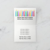 Happy Birthday Card Karte (Innenseite)