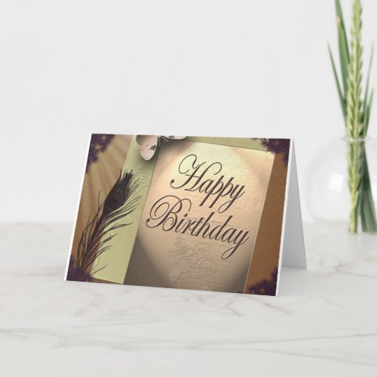 Happy Birthday Card Karte (Vorderseite)