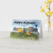 Happy Birthday Card Karte (Gelbe Blume)